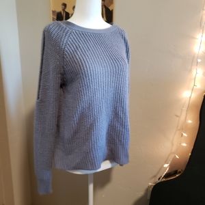 open back sweater